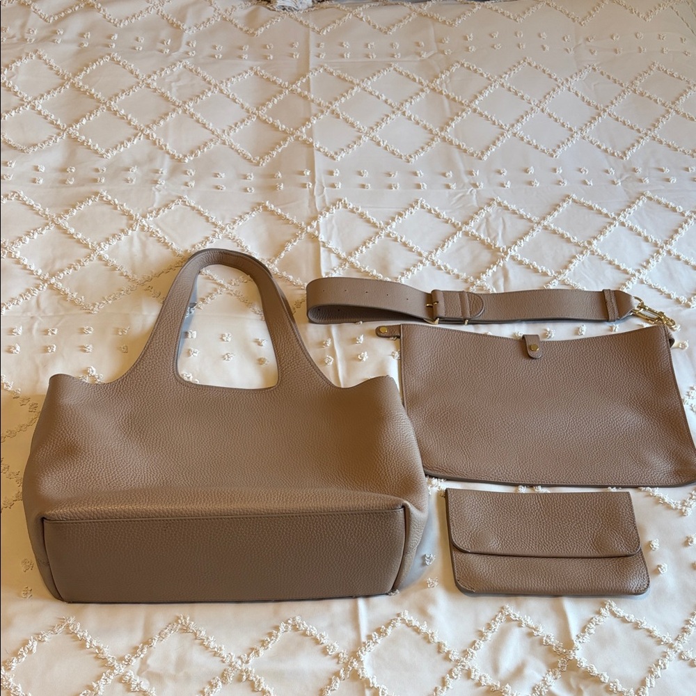 Cuyana System Zipper Tote Bundle- 16”
